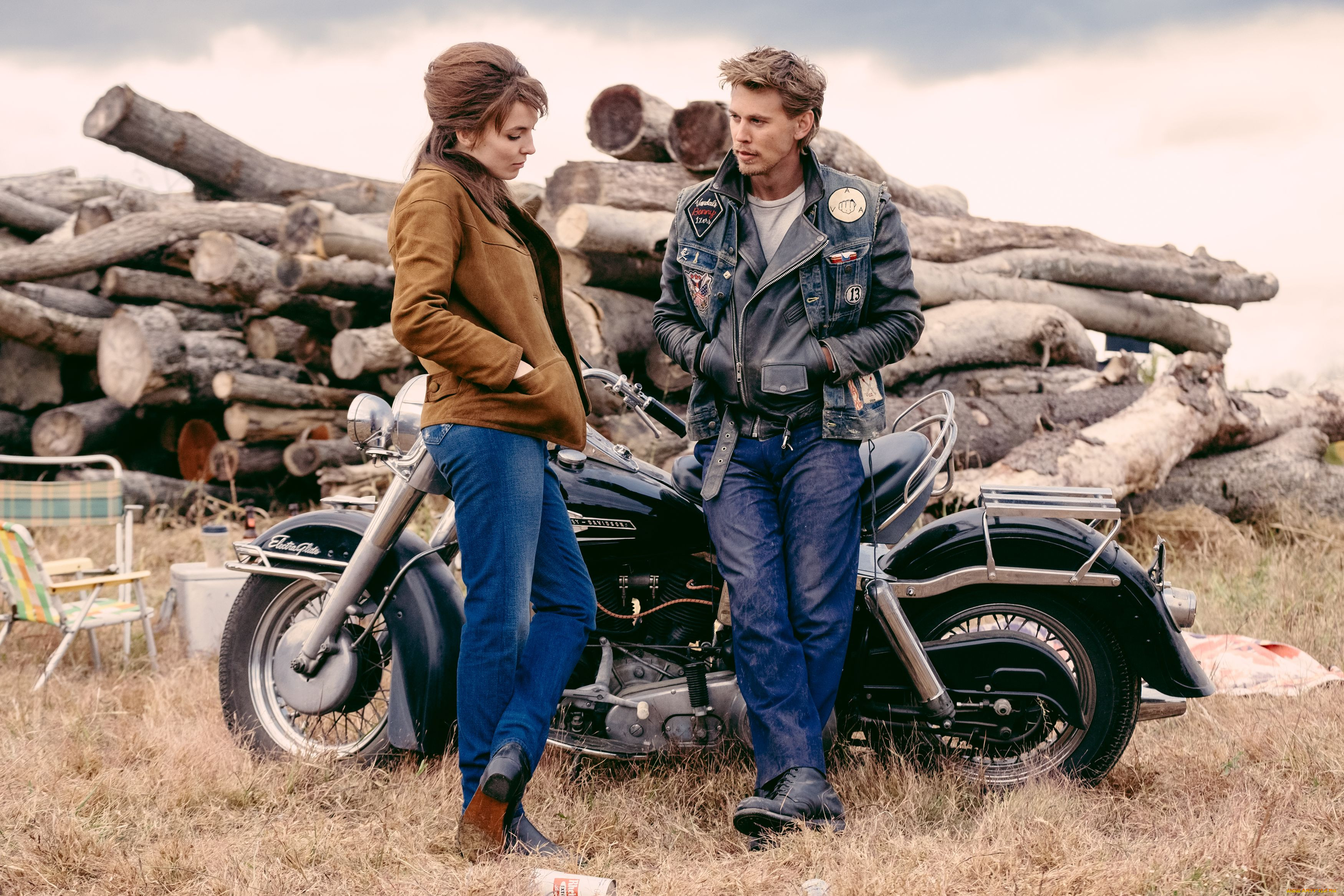 the bikeriders , 2023,  , the bikeriders, jodie, comer, austin, butler, the, bikeriders, , , , , , 